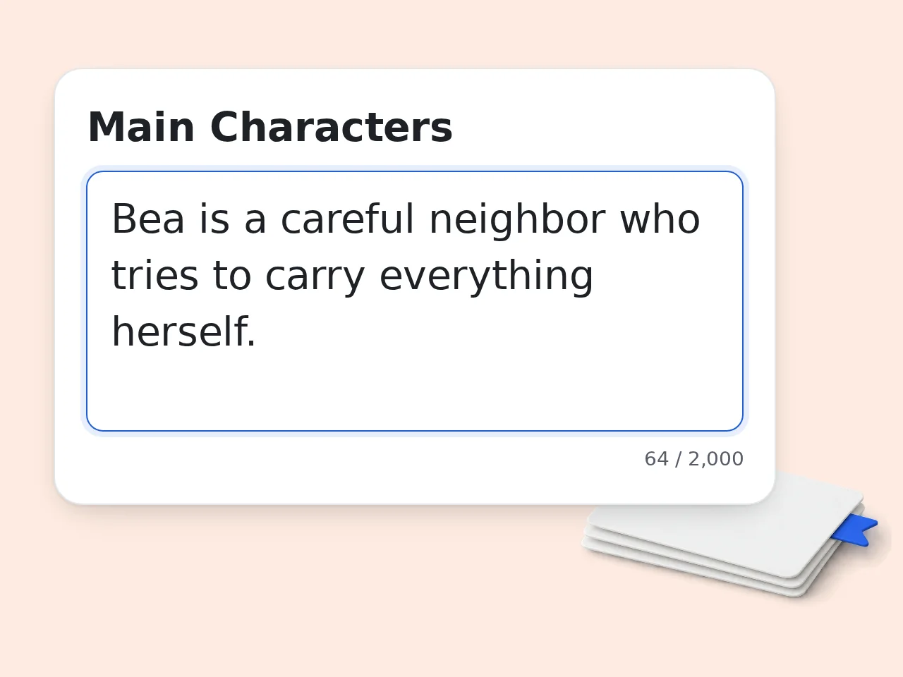 Add characters and fandom