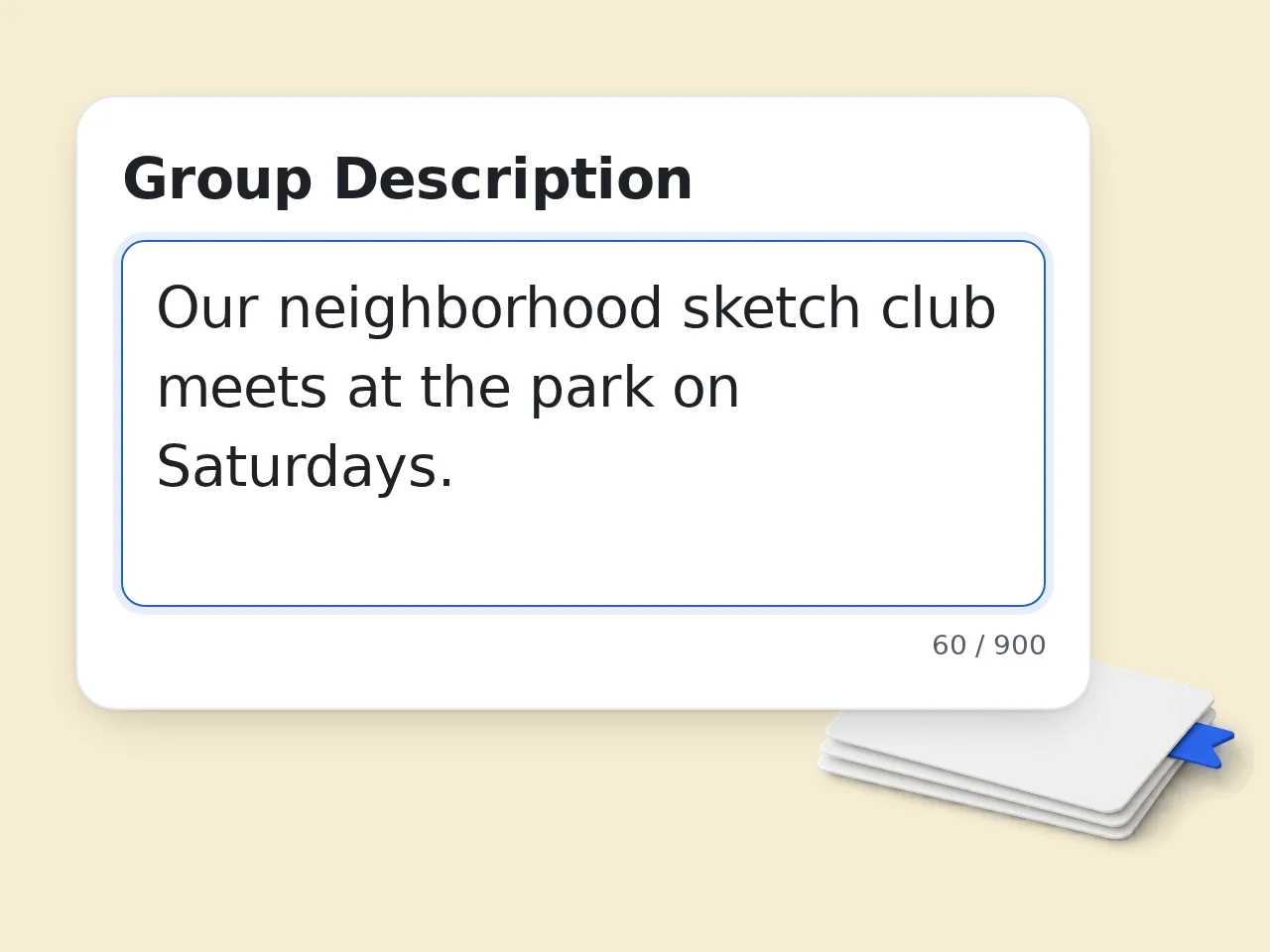 Describe the group
