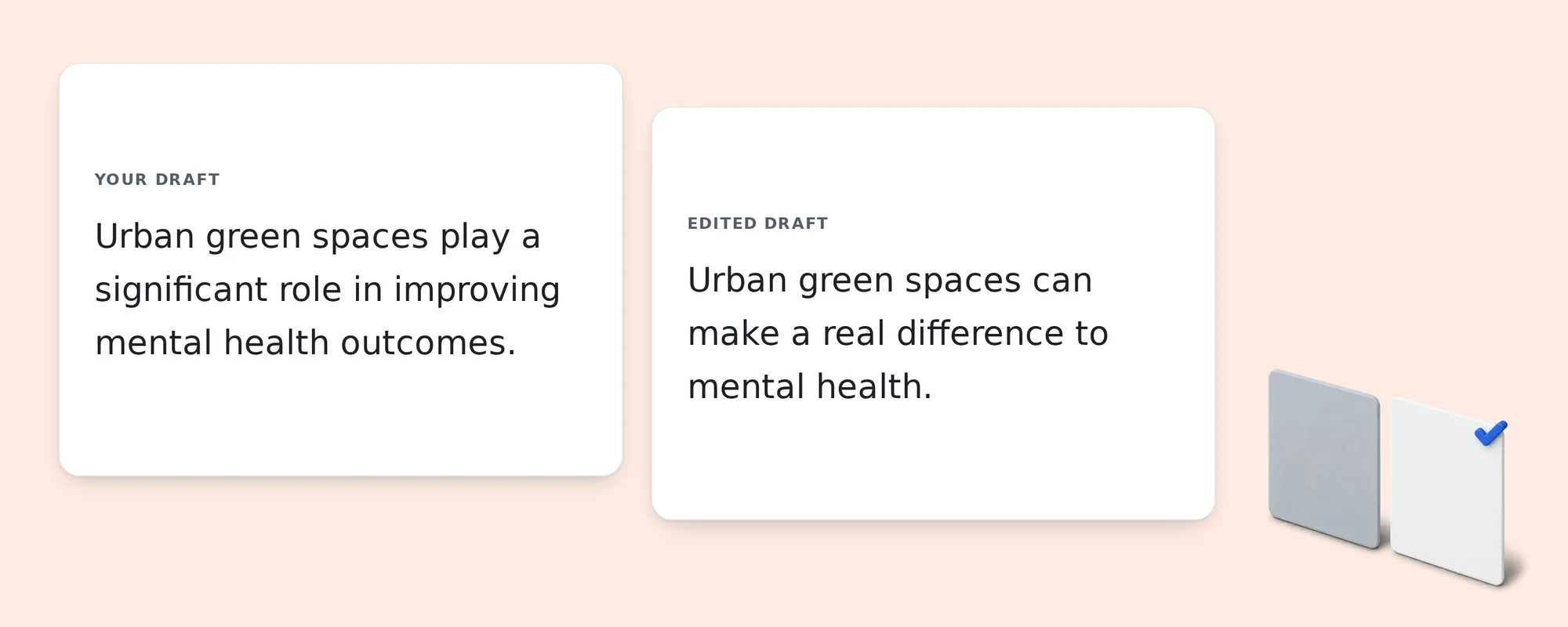 AI Humanizer to Bypass Turnitin before and after example