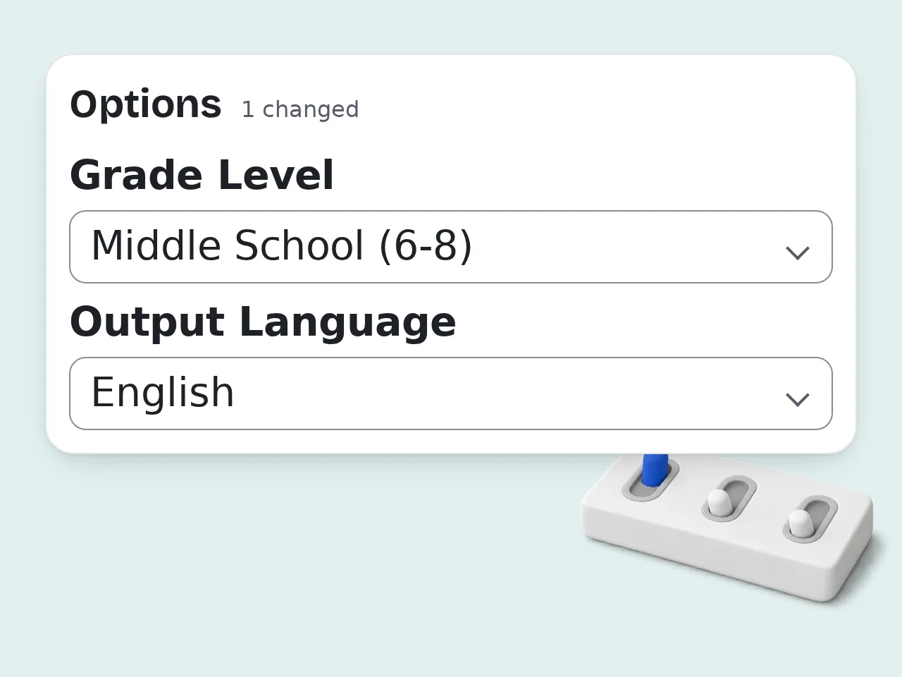 Select your grade level