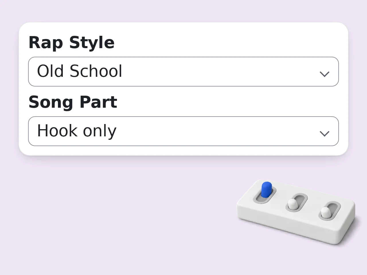 Pick style and structure