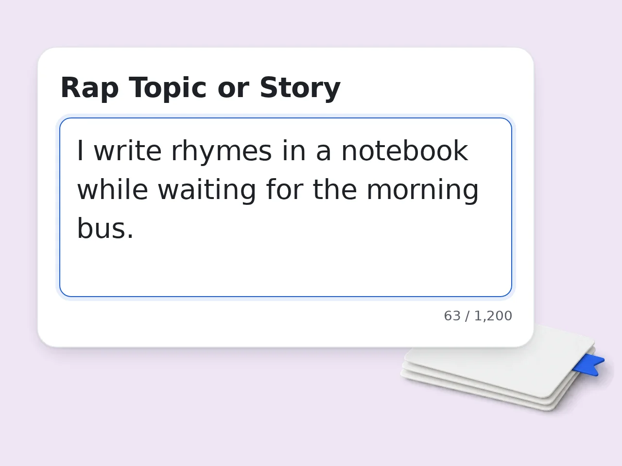Enter the topic