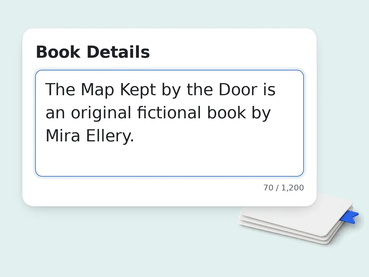 Add the Book and Assignment
