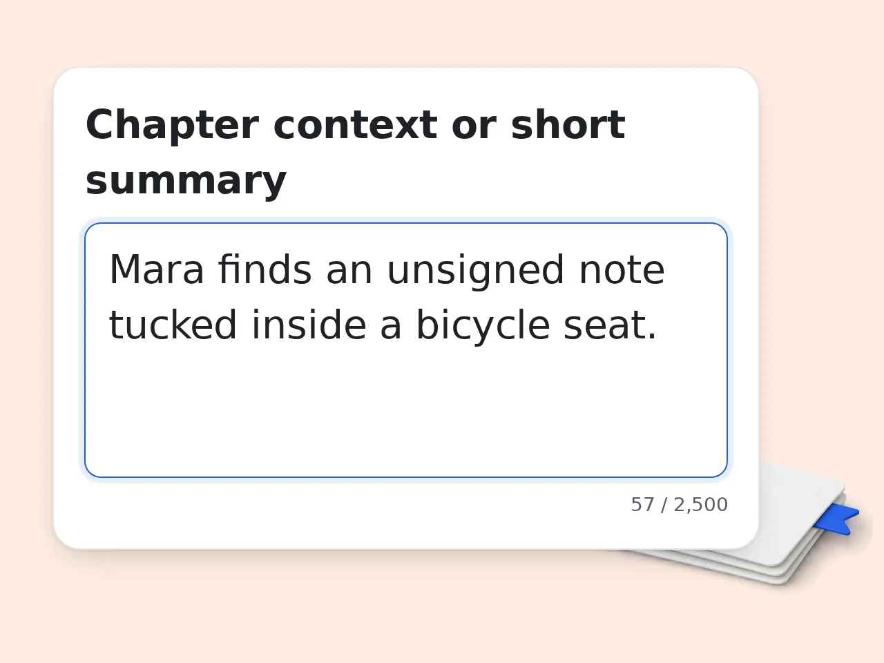 Describe the chapter