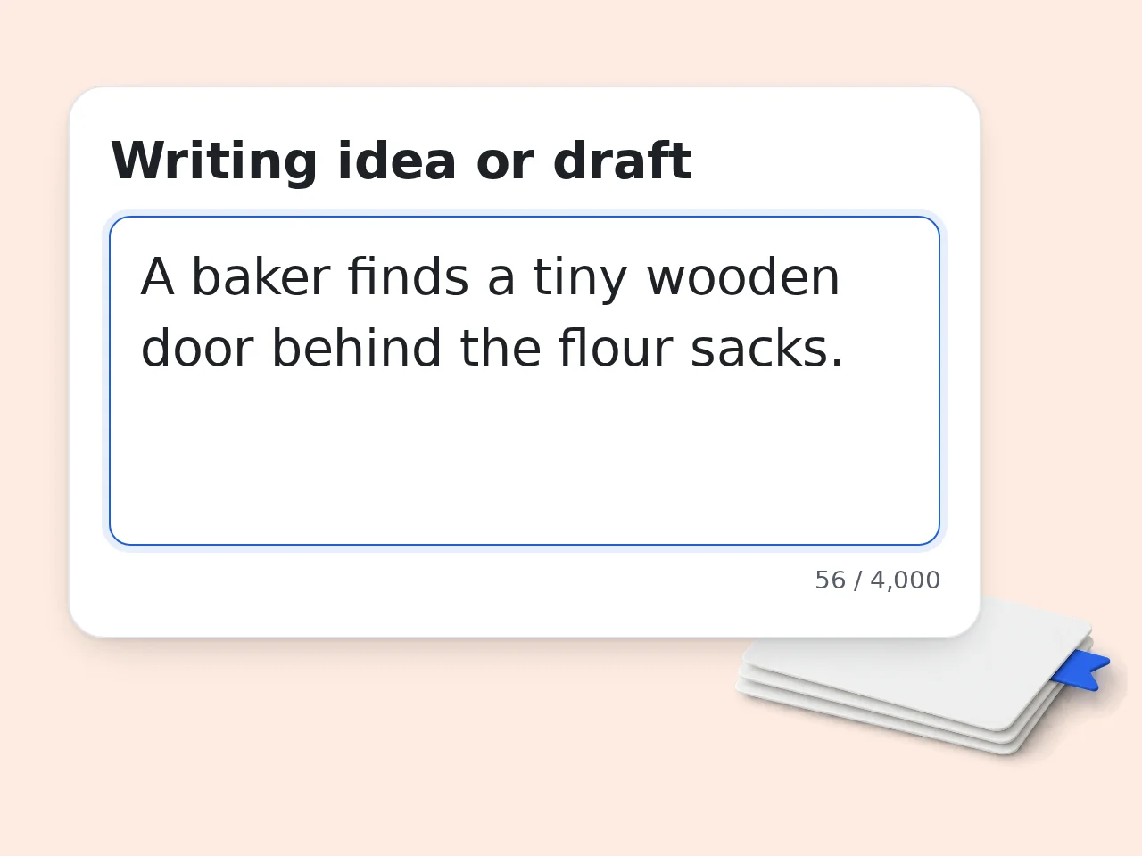 Paste your idea or draft