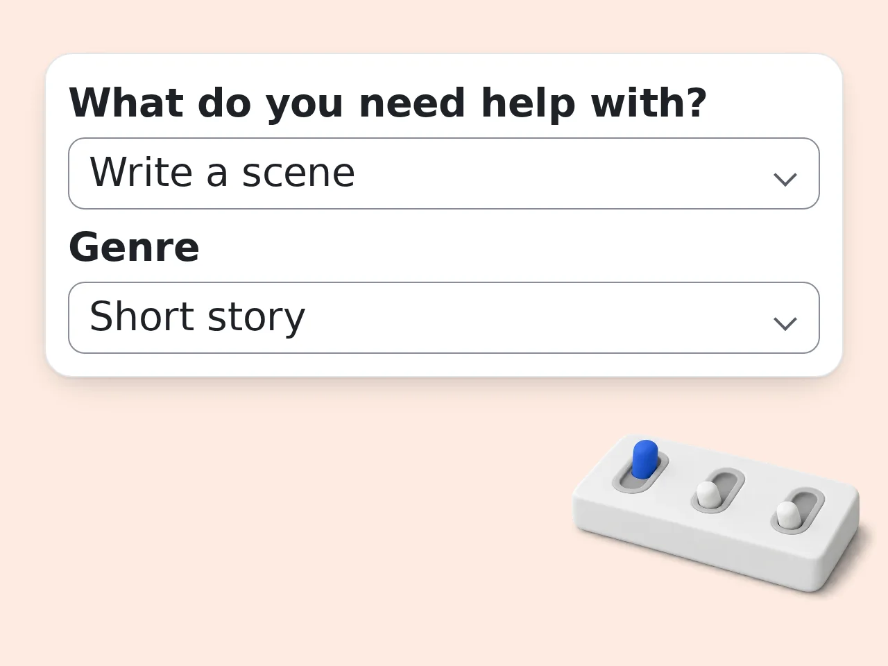 Choose the writing goal