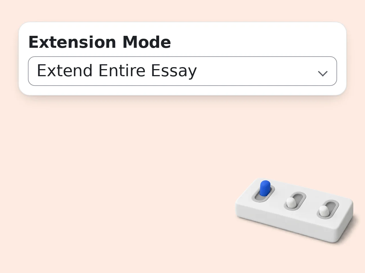 Choose Your Extension Settings