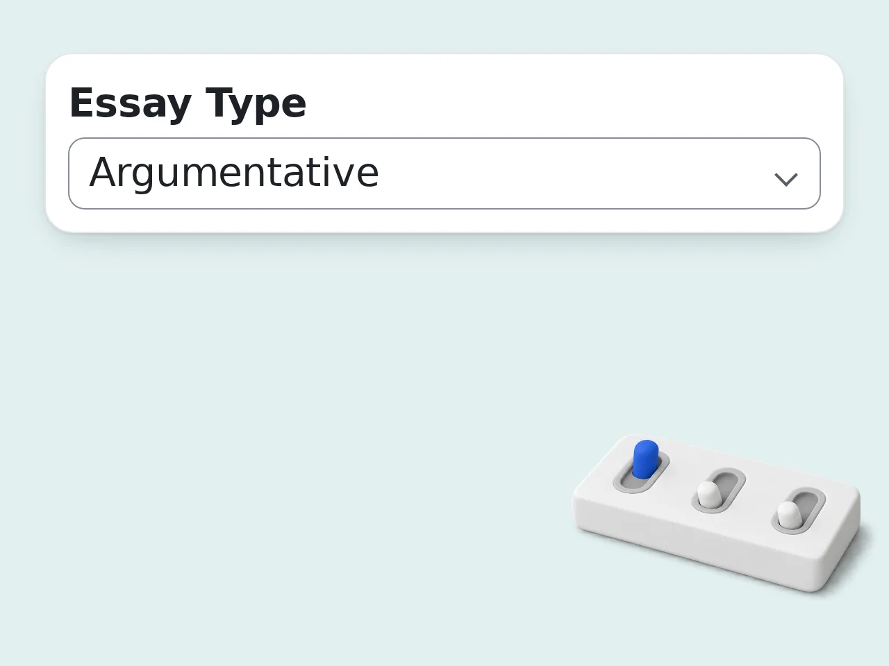 Choose your essay type