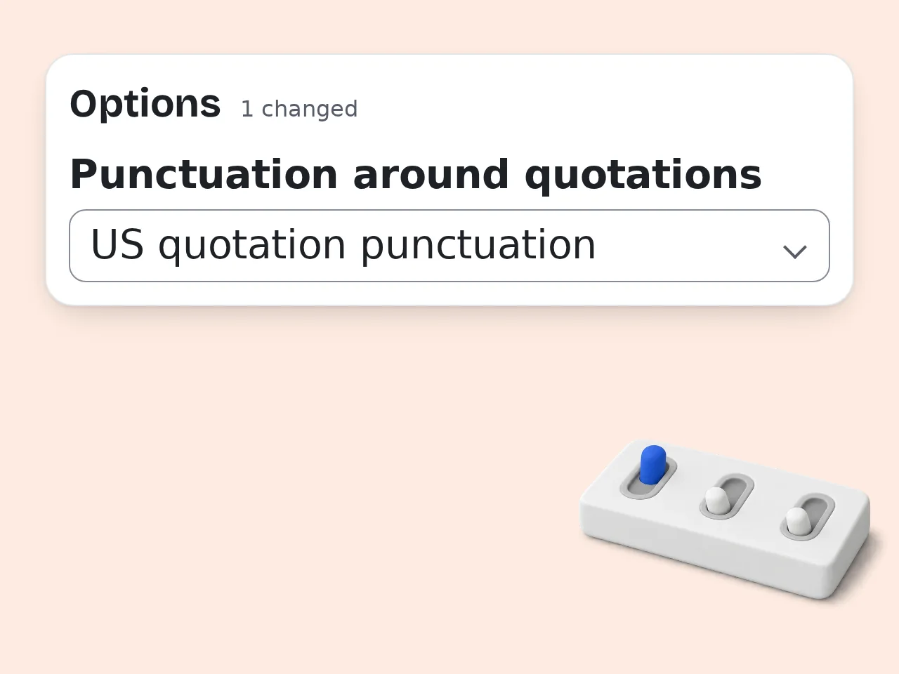 Set the punctuation checker boundaries