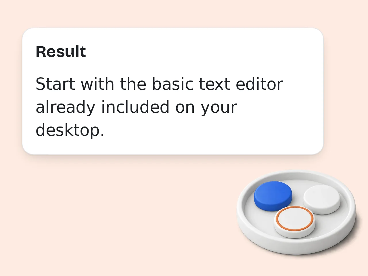 Review the shortlist and setup steps