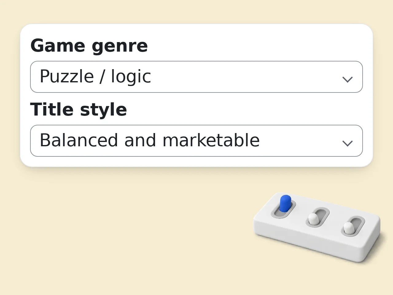 Set genre and tone