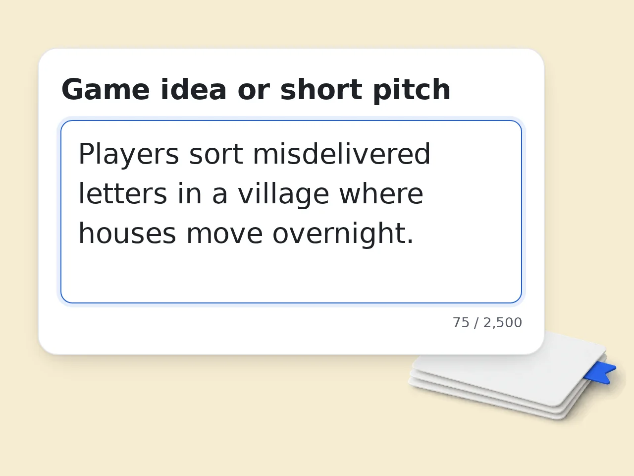 Describe the game idea