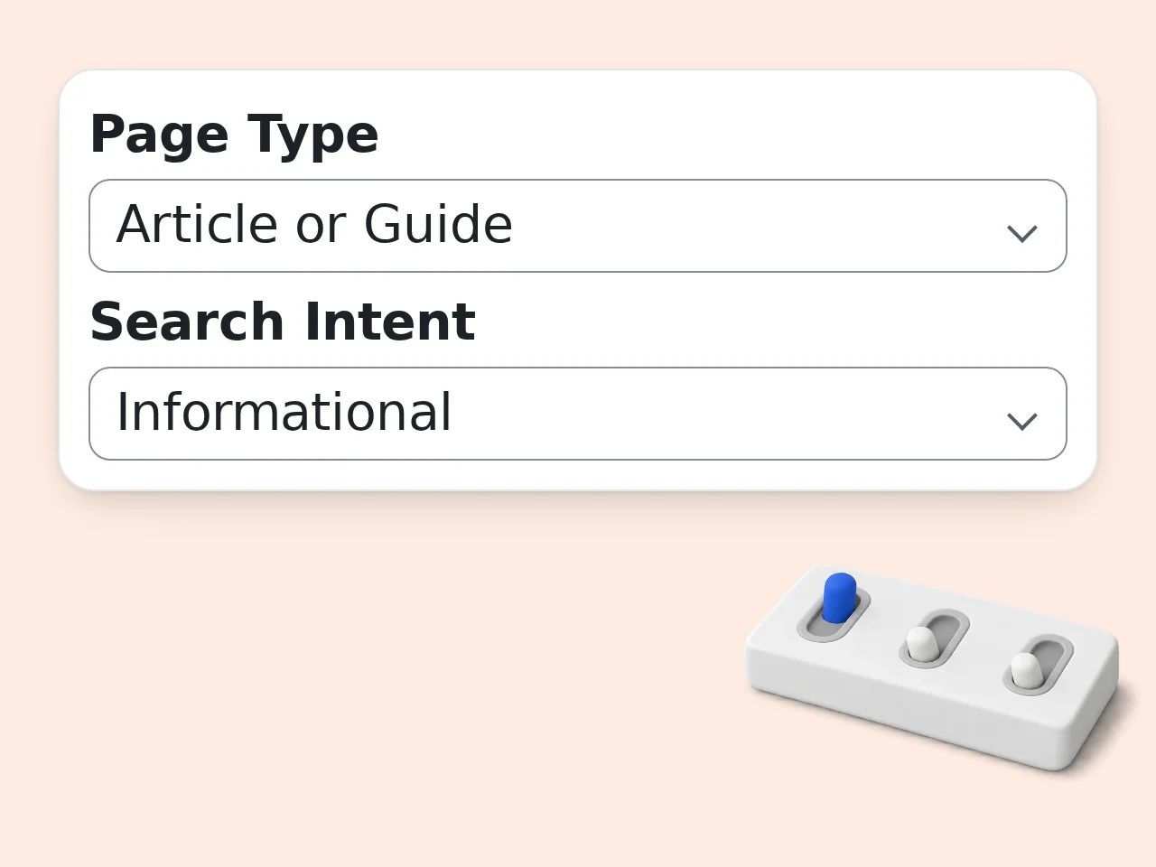 Set Keyword and Intent