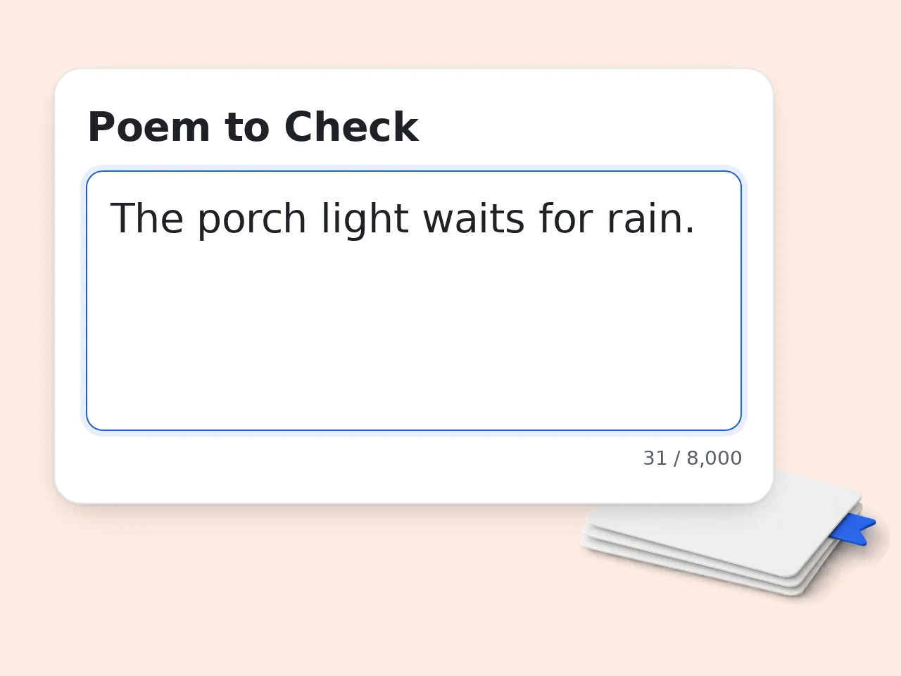 Paste the Poem Exactly