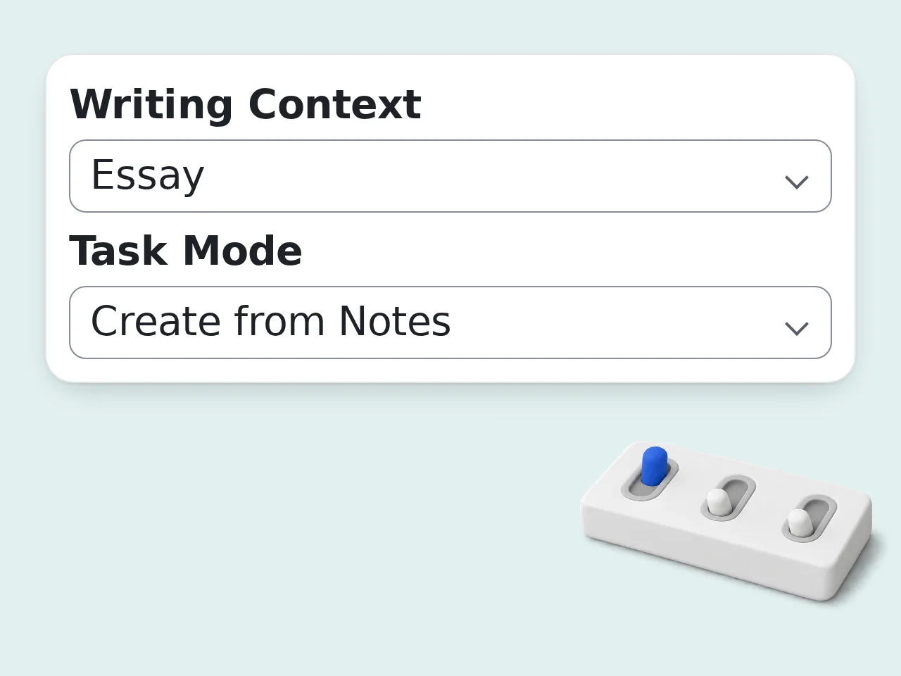 Choose Create, Convert, or Audit