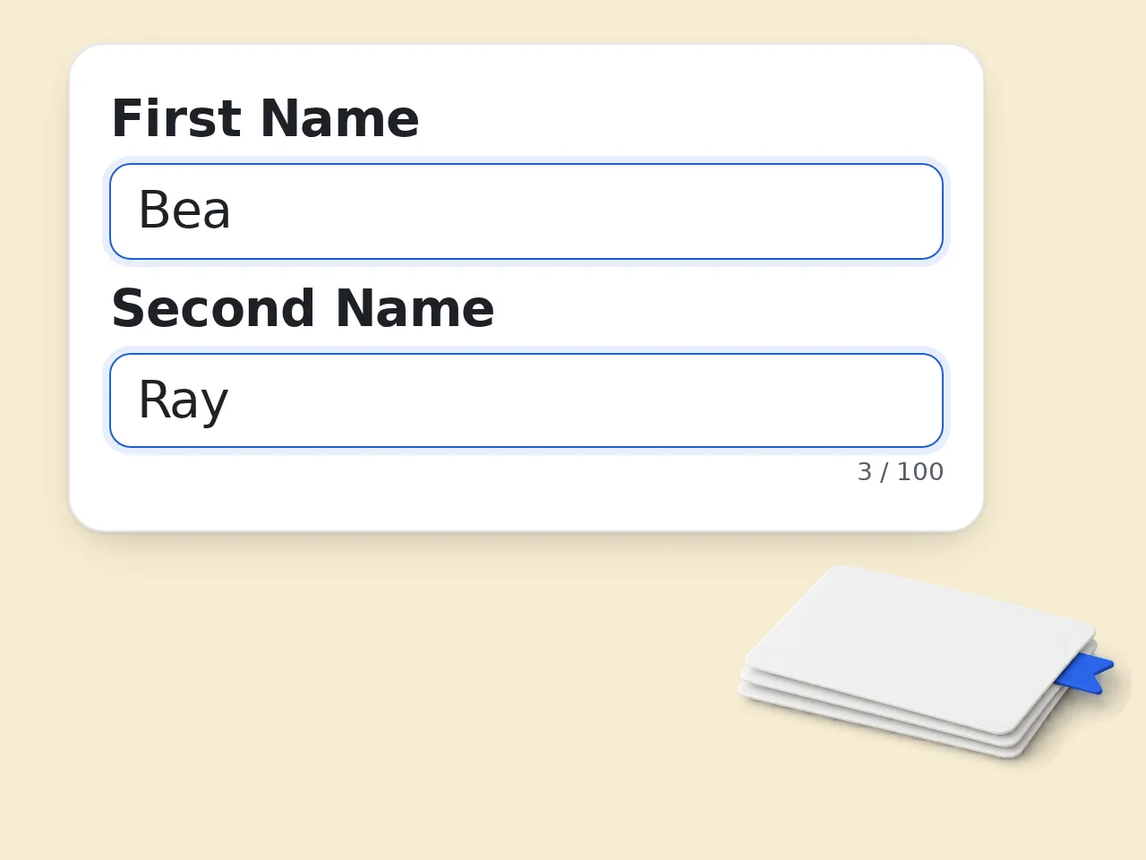 Enter Two Names