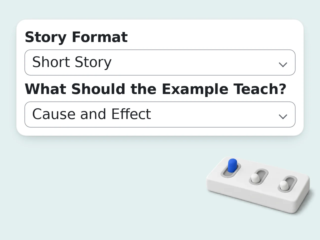 Choose Format and Learning Goal