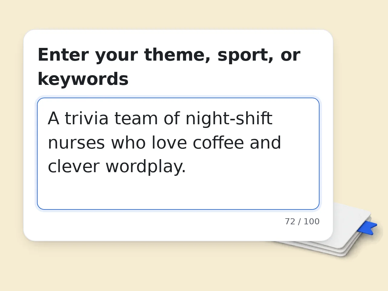 Enter Your Theme